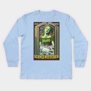 Snow White (Schneewittchen) By The Brothers Grimm Kids Long Sleeve T-Shirt